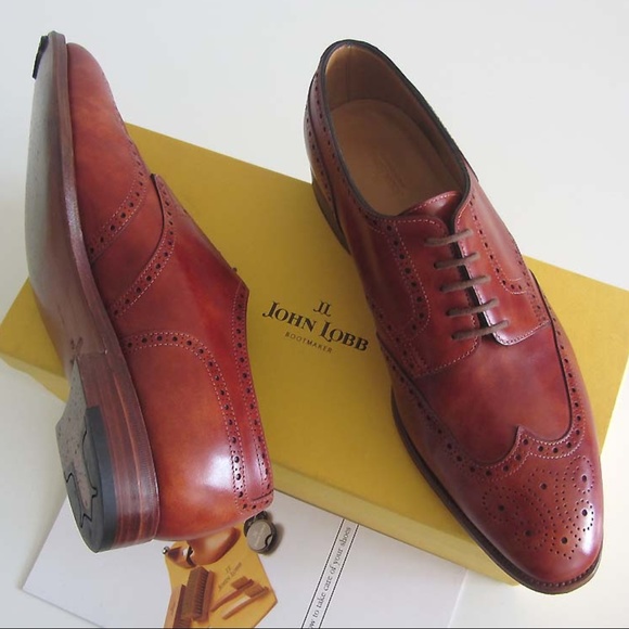 JOHN LOBB Darby museum calf shoes 9 E 10 US $1500